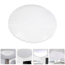 Abat-jour rond en plastique pour plafonnier 29 x 29 cm