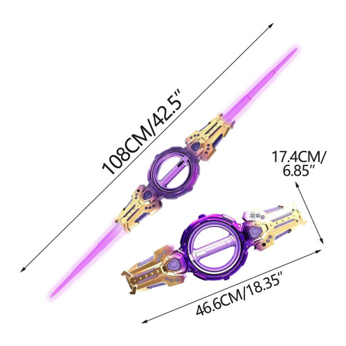 Retractable Lightsaber with Color-Changing LED and Sound 1