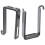 Rustproof Adjustable Clamp Hook Pack of 6 Easy Installation for 4