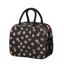 Sac à lunch isotherme à motif floral pour femme – 27 cm