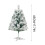 3ft Pre-Lit Flocked Artificial Christmas Tree with Stand 5