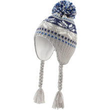 Bebeluș căciulă peruană cu clapete pentru urechi căptușite cu fleece Beanie Hat copii pălărie caldă de iarnă gros tricotat craniu cap