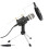 Condenser Microphone Phone Holder Stand Cell Phone Holder Black 4
