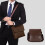 Τσάντες Crossbody για άνδρες, μαλακή δερμάτινη τσάντα Messenger μόδας casual τσάντα ώμου, 6