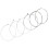 unbranded 1 Set Electric Guitar String Replacement Assortment Stainless Steel String 5