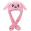 LED Plush Hat with Removable Ears Cute Claws Airbag Cap Accessory 5