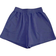 Shorts femininos da Lulshou, tamanho grande, cor sólida, cintura alta, calças curtas largas e folgadas, shorts casuais.