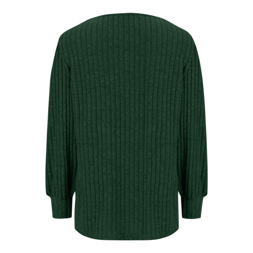 Lenago Herbstpullover für Damen in Übergrößen, modische Langarm-Pullover in Unifarben 2
