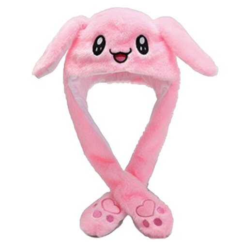 LED Plush Hat with Removable Ears Cute Claws Airbag Cap Accessory 1