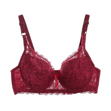 Soutien-gorge minimiseur à armatures sans doublure – Couvrance totale, sans rembourrage, bordure en dentelle, coupe sexy oversize pour poitrines