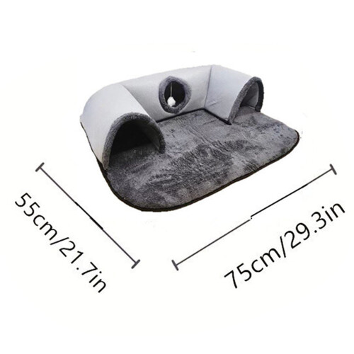 Tunnel d'activité pour chats curieux, Construction en-S 2