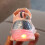 Baskets LED roses pour filles, pointures 4 à 7 5