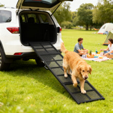 PawHut 191 x 50cm Dog Ramp for Car, Pet Stairs for Large Dogs, for SUVs