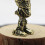 Håndlavet kobberørnefigur 3,8x1,7 cm 5