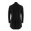 Damen-Strickjacke, langärmelig, einfarbig, locker geschnitten, schwarz 5