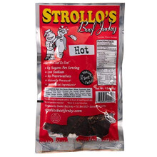 Jerky Hot Original Flavor 1 Pack - Low Sodium, Low Sugar, Low Carb - Made with All Natural USA Beef, USDA Certified