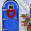 Valentine's Heart Wreath Red 40cm 4