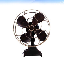 Vintage vas állóventilátor lakberendezéshez fekete fotókellék 1 db