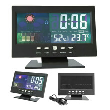 Dementia Clock with Large Display, Weather & Voice Alarm