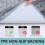 Tapete de banho felpudo de microfibra cinza retangular 34x21 polegadas 5
