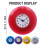 Waterproof Suction Cup Clock, Small Bathroom Shower Wall Clock, Mini Round Kitchen Refrigerator Clock Decor, White 3