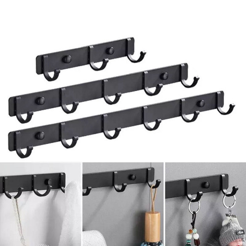 3To7Hooks Μεταλλικοί γάντζοι θήκης κλειδιών αλουμινίου για παλτό, ρούχα, κρεμάστρα 1