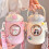 Παιδικό μπουκάλι νερού Kawaii 700ml με καλαμάκι και λουράκι, ποτήρι με κινούμενα 5