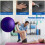 75cm Antiburst Is inflatable Exercise Ball for Yoga, Pink 3
