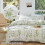 Botanical Comforter Set Twin Green Floral Microfiber 3pcs 2