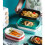 Baking Tray Practical Household Baking Plate Cake Bread Baking Tray for Home Kitchen Bakery (Dark Green) 8