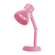 Lampe de bureau pliable miniature avec pince et lumière chaude – Lampe de lecture portable pour étudiants, lampe d'étude Shenyang réglable, rose
