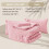 Pink Seersucker Twin Comforter Set 5-Piece 5