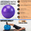 Anti-Burst Inflatable Exercise Ball for Pregnancy, Pink 7