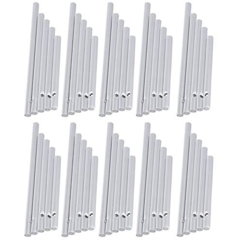 Ensemble de 25 tubes en aluminium pour carillon éolien