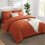 Terracotta Comforter Set Queen 7-Piece Burnt Orange 6