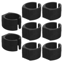 Lot de 8 tapis antidérapants en plastique pour chariots de courses pliables