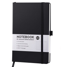 Quaderno A5 a righe, 190 pagine, carta spessa da 100 g/m², copertina rigida – Ideale per appunti di lavoro e ufficio.