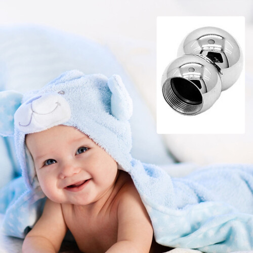 Babysmykker til nyfødte i rustfrit stål, 1 sæt, kalebasformet design