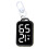 Kids Keychain Digital Watch Miniature Timekeeping Device-Black 1