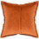Rust Orange Velour Pudebetræk 50x50cm 2