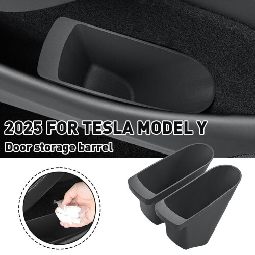 Lot de 2 poubelles de portière pour Tesla Model Y Juniper 2