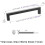 Cabinet Pulls Matte Black 160mm 10-Pack 2
