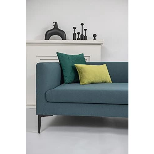 Samtkissenbezüge 30 x 50 cm, Chartreuse – 2er-Pack 2