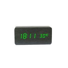 Digitaler LED-Wecker Green