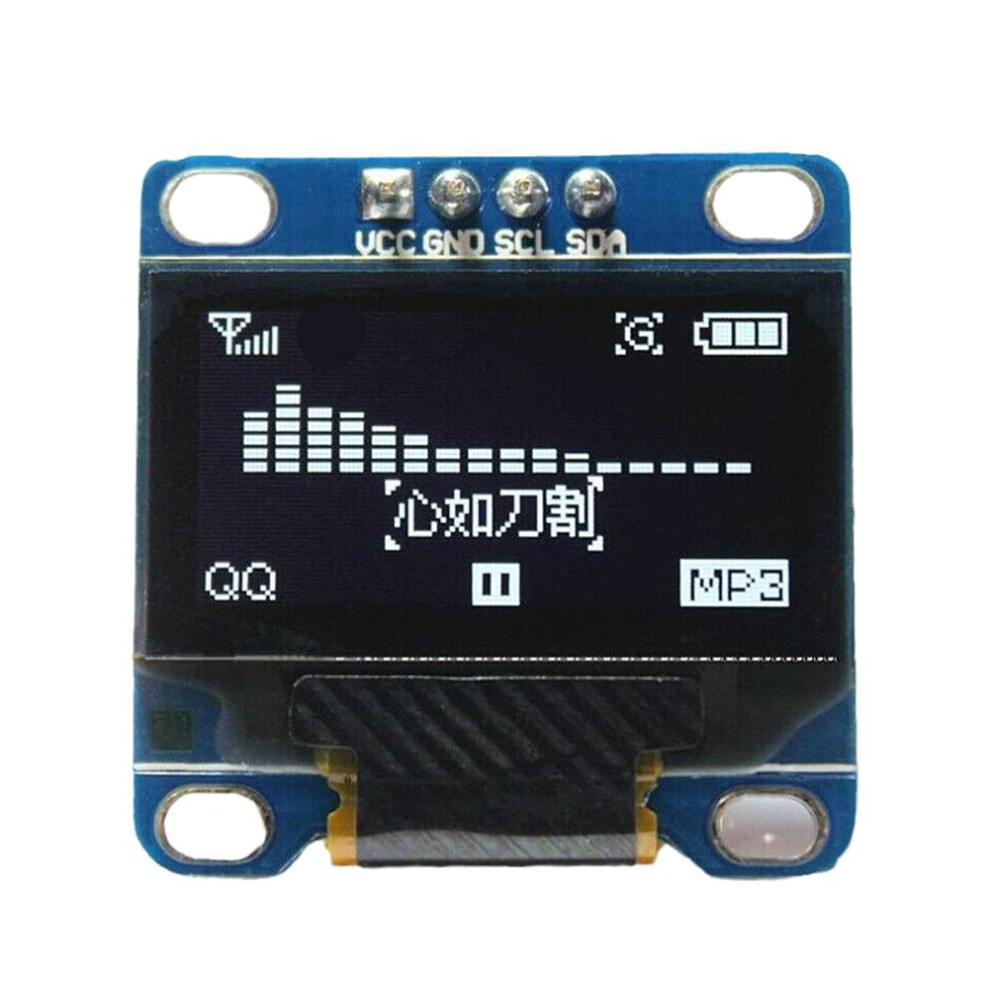 0.96" Oled Ssd1306 I2c Iic Spi Serial 128X64 Lcd Display 4J0d Bl I6d7 Yellow/Blue 9180479594970