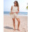 Ensemble short et short rayé kaki pour femme, taille L 4