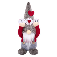 Décorations de lutin en peluche pour la Saint-Valentin, adorables poupées lutins finement travaillées, ornements de bureau, décoration de mariage.