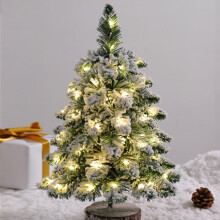 Pre-Lit Artificial Mini Christmas Tree,Tabletop Mini Christmas Tree,Table Indoor Christmas Decorations,for Holiday Home Office Decoration