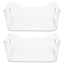 Doorzichtige, geurloze organizers voor in de koelkast, perfect voor groenten en meer, 2 stuks