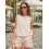 Ensemble short et short rayé kaki pour femme, taille L 5